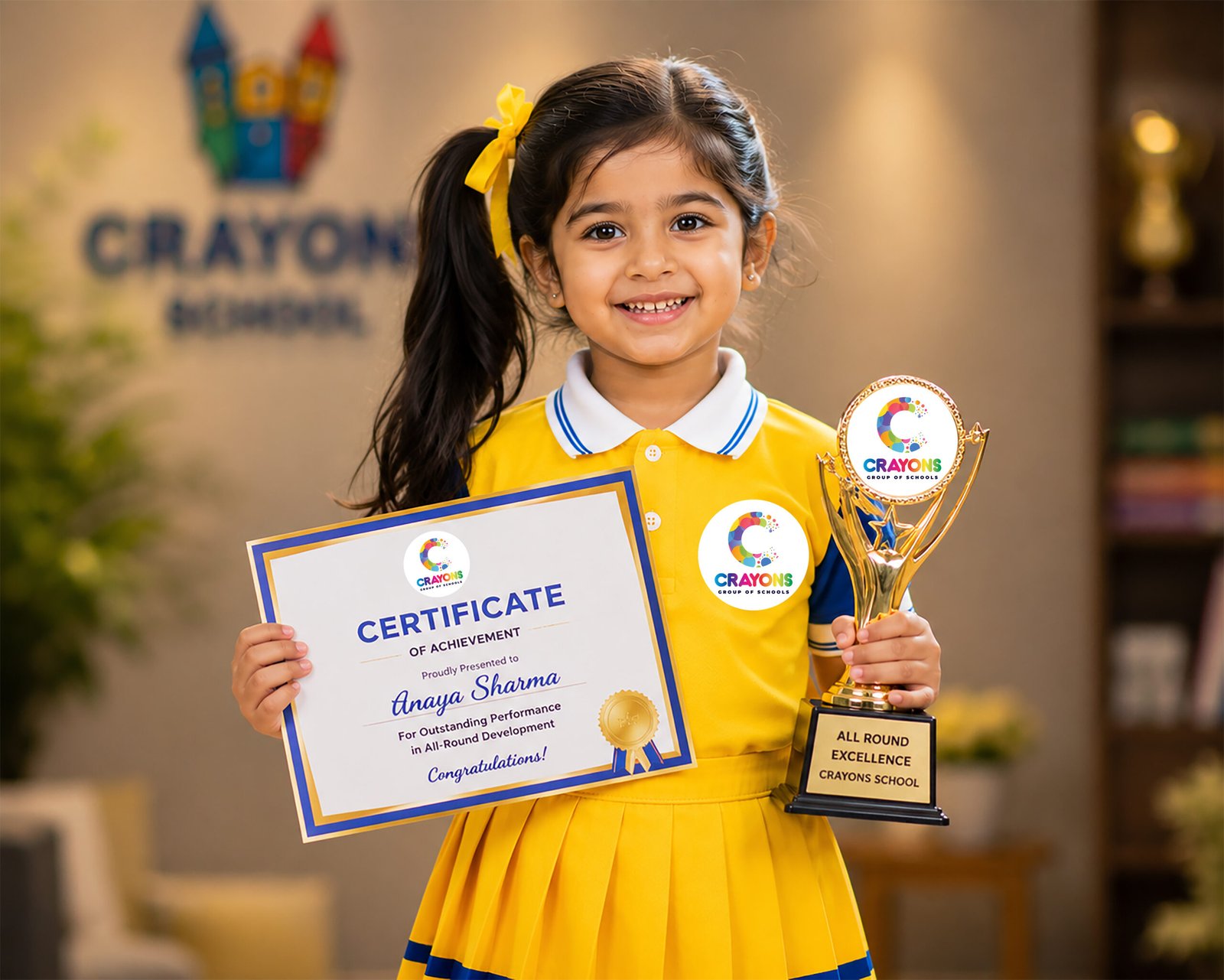 Girl With Award Copy Scaled